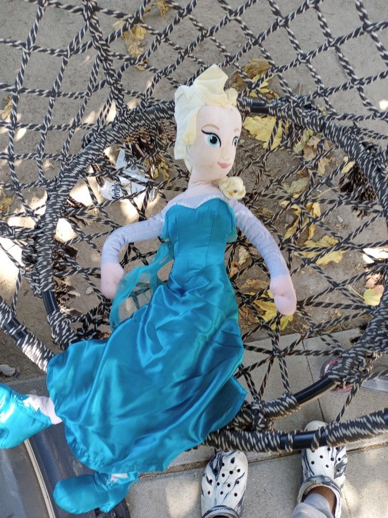 Disney Frozen Elsa Plush Doll Huge 28” Tall From 2015