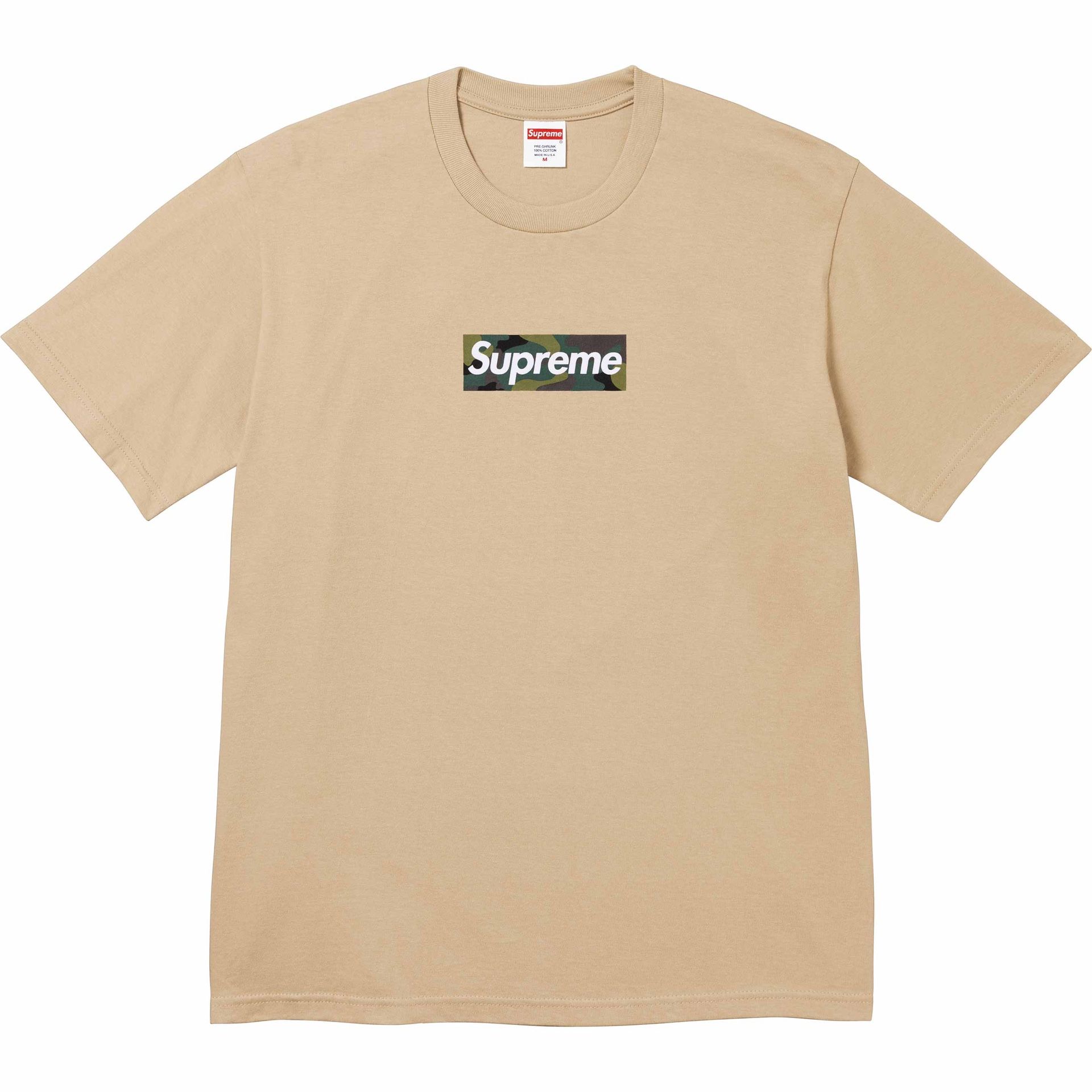 Supreme Camo Box Logo Tee Khaki XL FW23
