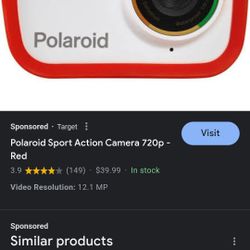 Polaroid Action Camera