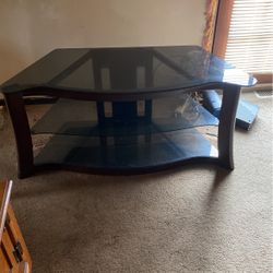 Glass TV Stand