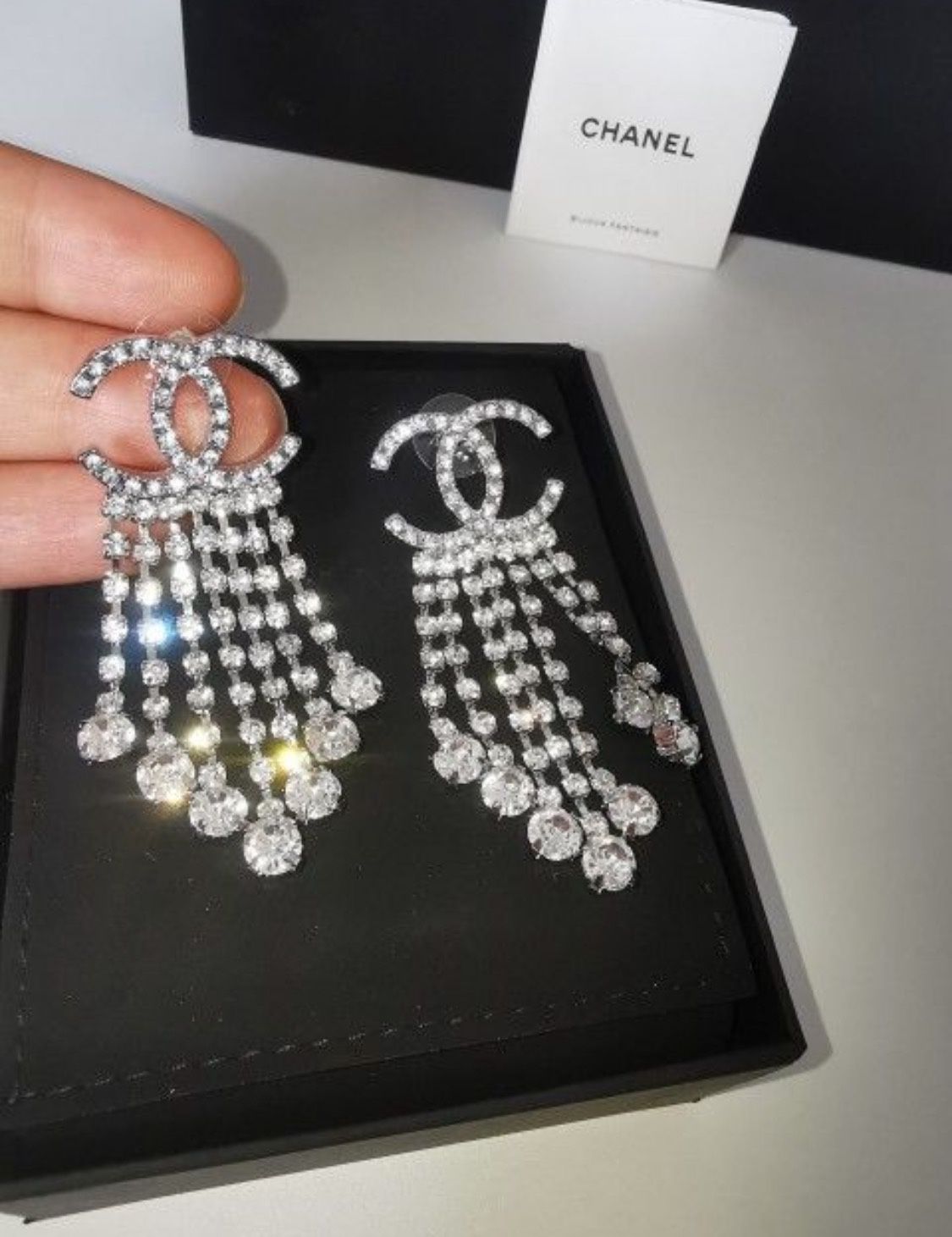 Chanel Drop & Chandelier Earrings for Sale at Auction