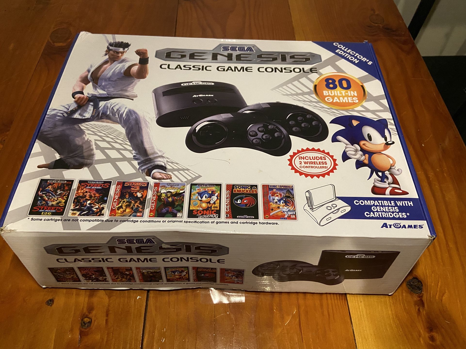 AtGames Sega Genesis Classic Mini Game Console w/ 80 Built-In Games