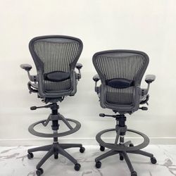 HERMAN MILLER CLASSIC AERON STOOLS  SIZE B FULLY LOADED DELIVERY AVAILABLE 