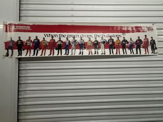 Nascar The Winston Driver's Signiture Poster May 17,1997 Charlotte