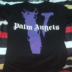 Vlone X Palm Angels Tee Purple 