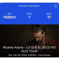 Ricardo Arjona Boletos
