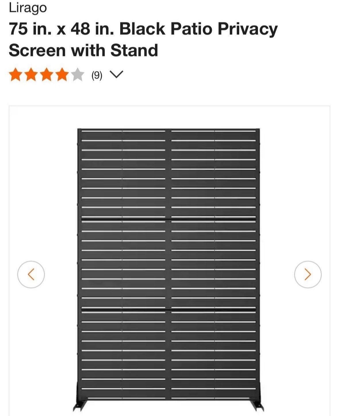 Privacy Fence  75x48