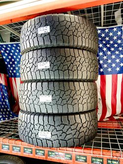 ✅ LT275/70R18 FALKEN WILDPEAK ATW3 ALL TERRAIN 10PR LOAD E 275 70 18 USED TIRES SET