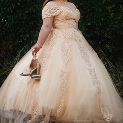 Gold Princess Dress XLARGE 