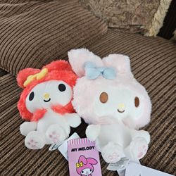Hello Kitty My Melody Plushies 