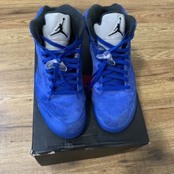 Jordan 5 Retro Blue Suede Size 11.5 