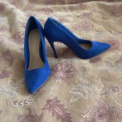 Blue Heels  $15/ Size 5.5