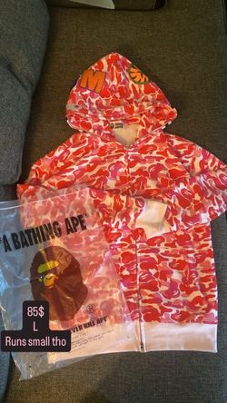 Pink bape size XL