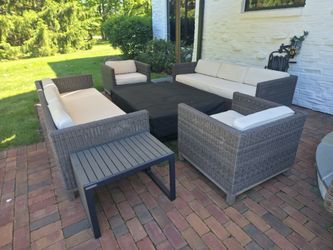 Restoration Hardware Malibu collection 2 couches and 2 chairs