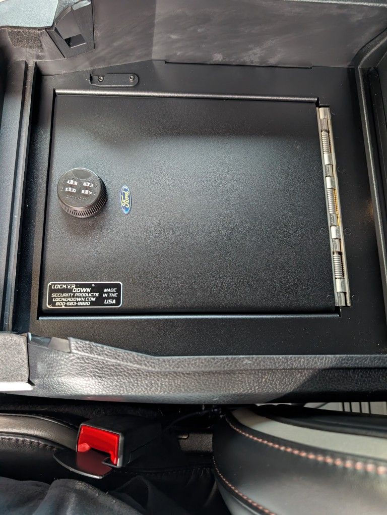 F-150 Console Lock Box