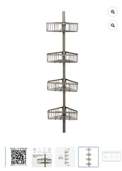 Shower Caddy Rod Retention Storage