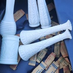 Milk Glass Vases
