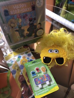 Sesame Street Birthday decorations/items