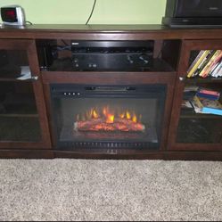 Fireplace Entertainment Stand 