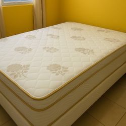 New Queen  Mattress And Box Spring 2pc Bed Frame Is Not Included 