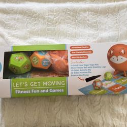 Let's Get Moving Fitness Fun And Games, Kids Yoga Mat