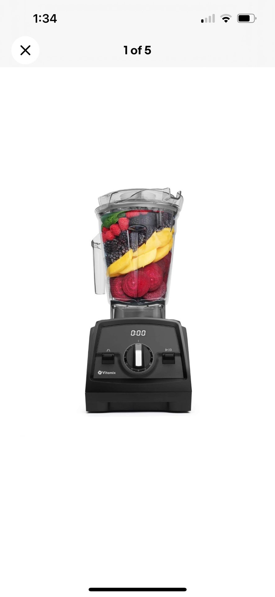 Vitamix Venturist Pro Blender, Professional-Grade, 64 oz. Low-Profile Container,