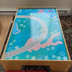 Kids Train Track Table 