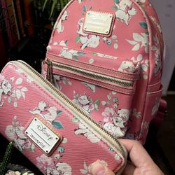 Disney Loungefly Backpack And Wallet 
