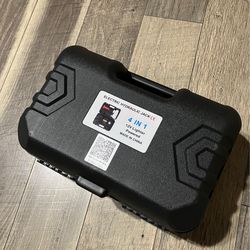 Electric Car Jack with Tire Imflator Pump, 5 Ton 12V Floor Jack Hydraulic,Electr