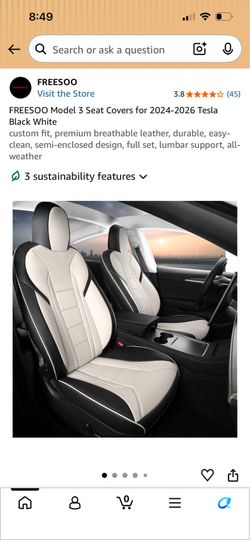 Tesla model 3 seat cover