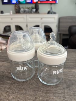 NUK Glass Baby Bottles