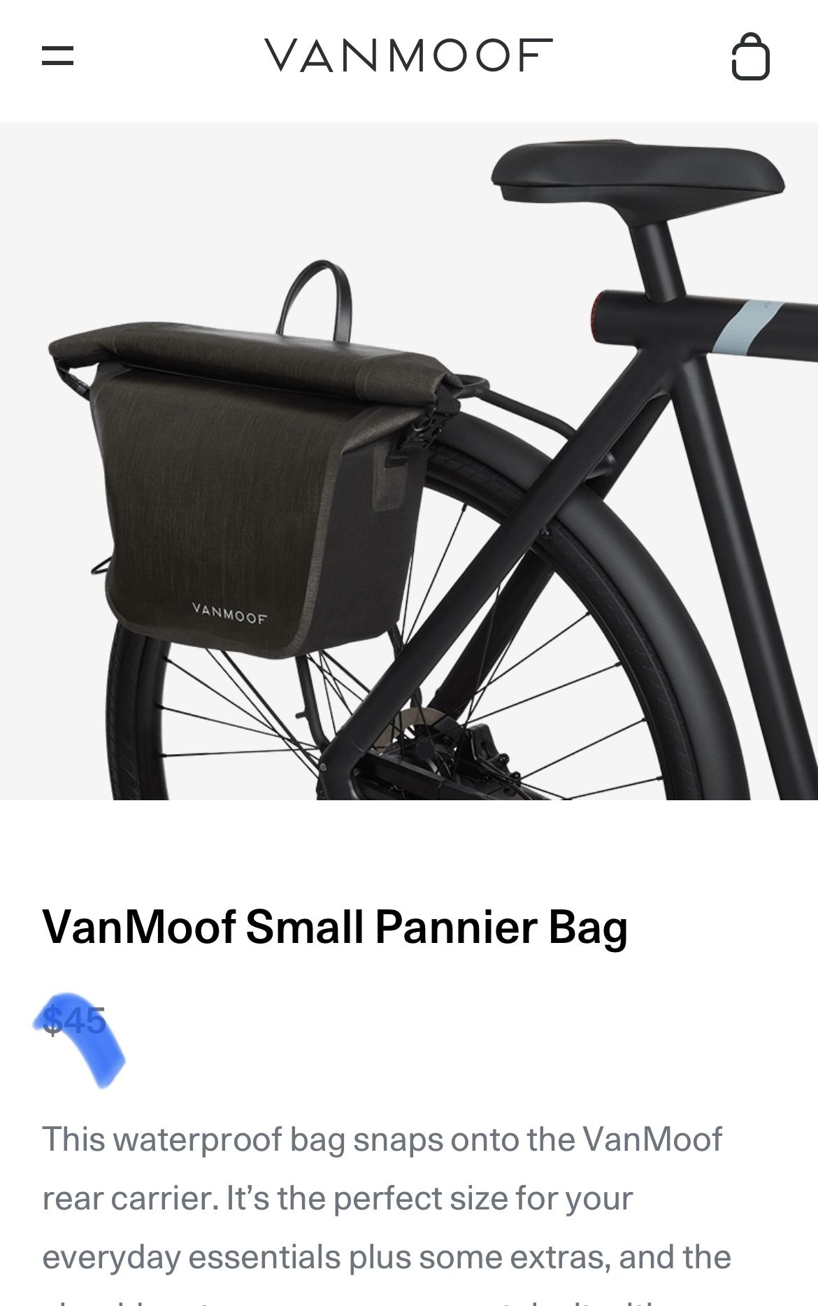 VanMoof Pannier Bag