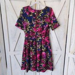 Floral Fit & Flare Dress