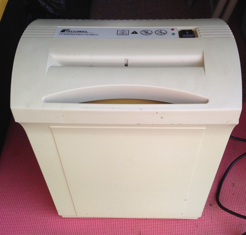 Fellowes Powershred P S 60 Co. Paper Shredder