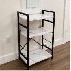 Modern side/ night table / 3-tier storage shelf organiser