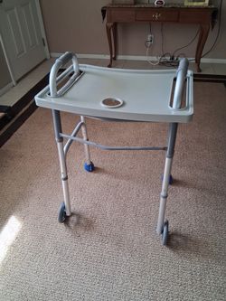 Walker with table top