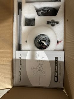 Black Ceiling Fans with Lights - Outdoor Ceiling Fan with Remote