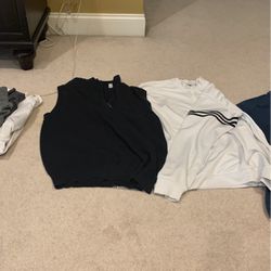 2 Golf Pullovers 1 Vest  size men’s L