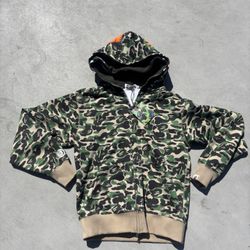 Bathing Ape Bape Zip Up Hoodie 