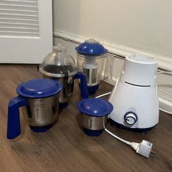 Bajaj Rex 750W Mixer Grinder | 4 Jars | Nutri Pro Feature | Multi-Functional Blade | Rust Proof Boad