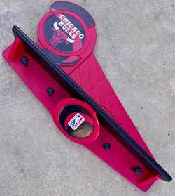 Vintage Chicago Bulls Wall Shelf Hat Rack Locker Room Basketball Suncast 1997