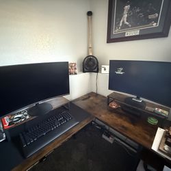 2 - 27” Samsung Curved Monitors