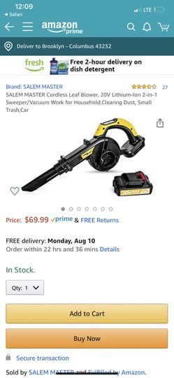 Leaf blower