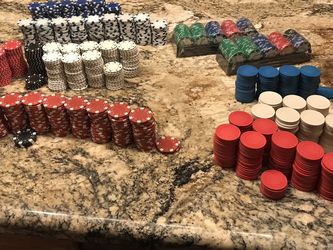 Over 1000 Poker Chips