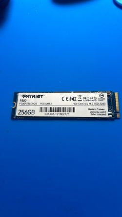 Patriot 256 gb Gen3 M2 SSD