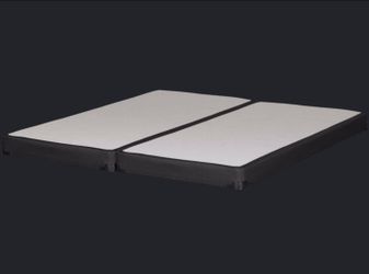King size box spring set for a bed