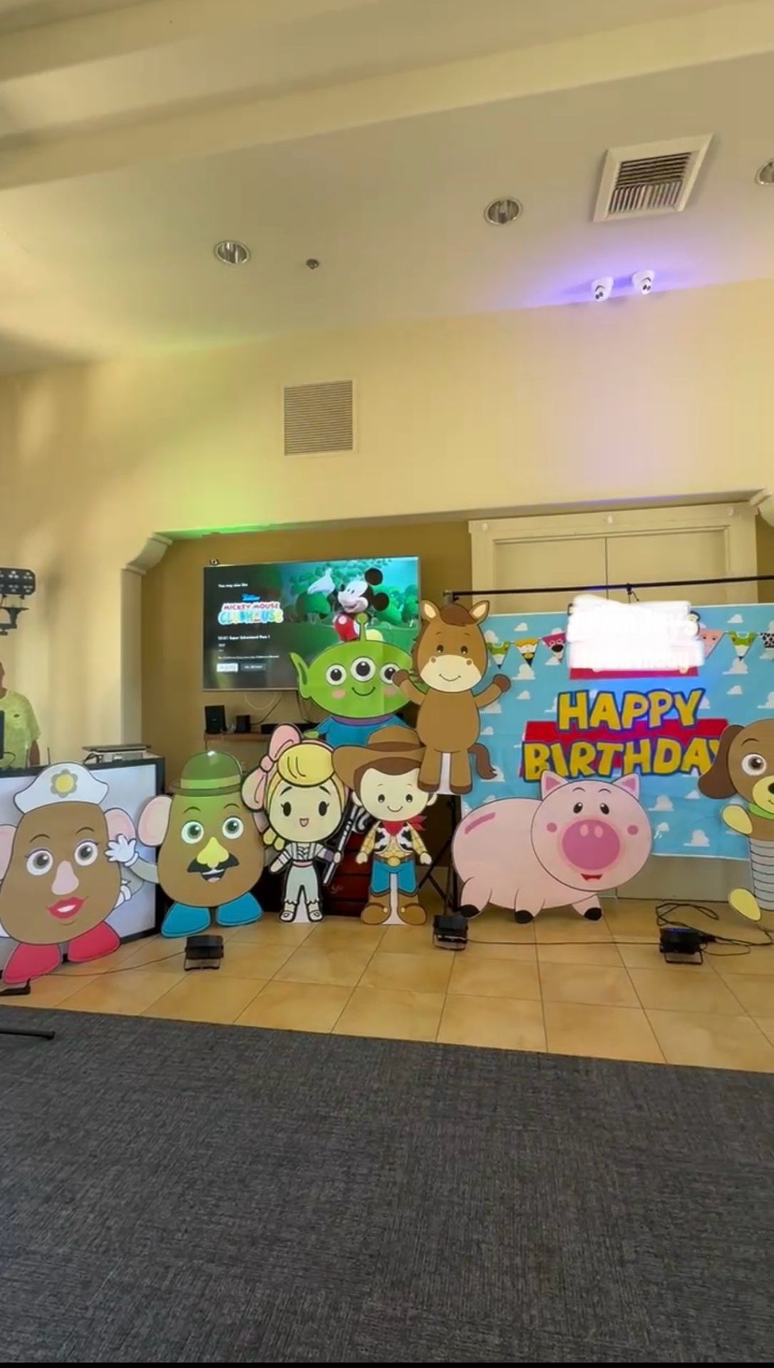 Large Toy Story Party Props