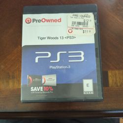 PS3 Tiger Woods Golf