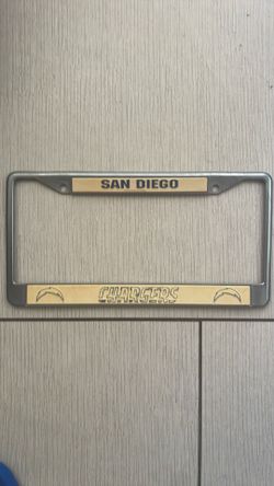 San Diego Chargers License Plate
