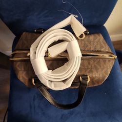 Michael Kors Beck Signature Logo Satchel